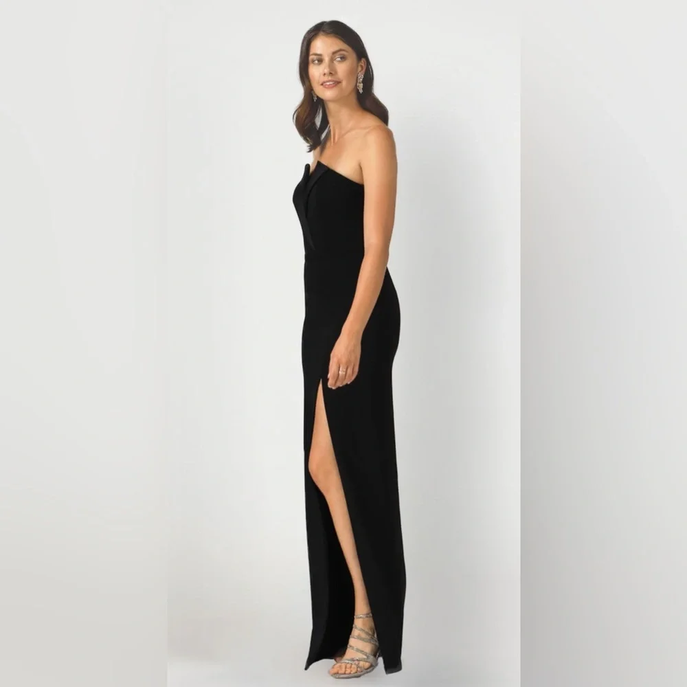JAYGODFREY - Sylvia Strapless Tuxedo Gown - AUTHENTIC - Picture 4 of 13